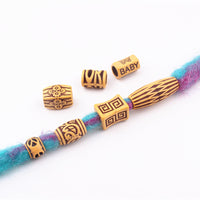 Reggae Dirty Braids Ornaments Beaded Imitation Wood Plastic