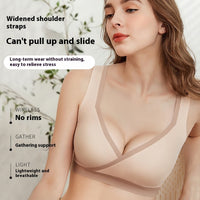 Seamless High Elastic Nursing Bra For Pregnant Women