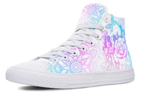 Fashion Printed Couple High Top Canvas Shoes