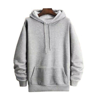 Solid Color Loose Casual Versatile Hooded Sweatshirt