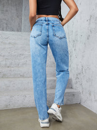 Simple And Stylish Casual Trousers Street Skinny Jeans