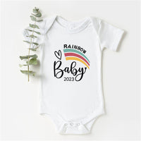 Baby Alphabet Print Newborn White Triangle Bodysuit