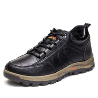 Men's Soft-soled Non-slip Cotton Leather Shoes For Winter