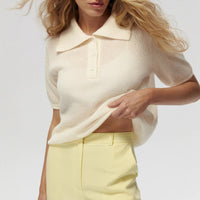 Polo Hollow Knitted Short-sleeved Shirt