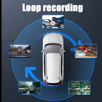 Three-record Driving HD 1080p Three-lens Recorder