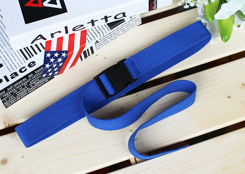 32cm Plastic Buckle Pairs Release Buckle Canvas Belt