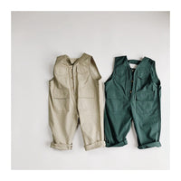 Children's Button Jumpsuit Spring And Autumn New