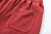 Embroidered Loose Drawstring Shorts