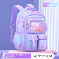 Cute Cartoon Large Capacity Spine Protection Children's Load Reducing Schoolbags