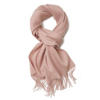 Inner Mongolia Full Wool Shawl Scarf Women's Plain Wool Scarf