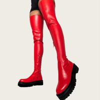 Over-the-knee Plush Boots For Women