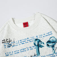 Men's Spring And Autumn Loose Pullover European Hip Hop Niche Casual Top