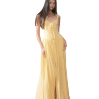 New Lace Knit Slip Dress With Slit