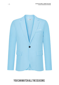 Plus Size Men's Formal Wear Small Business Suit Coat Wedding Dress Casual Slim Fit