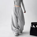 Women's High-waisted Figure-flattering Loose-fitting Casual Pants