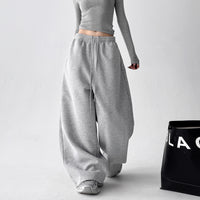 Women's High-waisted Figure-flattering Loose-fitting Casual Pants
