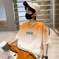 Boy's Trendy Handsome Short Sleeve