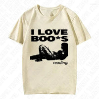Short-sleeve T-shirt With A Punk Harajuku-style Graphic Print