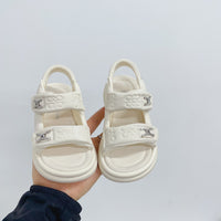 Girls Fashion Rhinestone Printing Princess Sandals