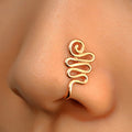 Creative Star Heart Crown Nose Ring Piercing Ornament