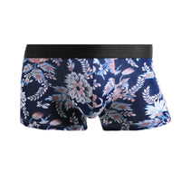 Printed Elastic Tight Sexy Ice Silk Men's Boxers