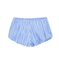 European And American Style Pattern Puffy Mini Shorts