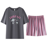 Women's High-end Pure Cotton Loungewear Set Suitable For Both Home And Outside