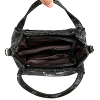Niche Chain Versatile Genuine Leather Pleated Shoulder Bag