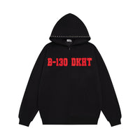 Letter Towel Embroidery Hooded Sweater For Men