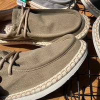 Summer Men's Trendy Flat Low-top Cloth Shoes Linen Fisherman Shoes Fashion