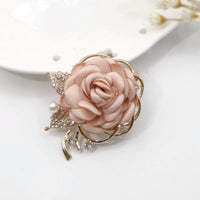 Fabric Roses Flower Brooch Fashion