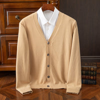 Versatile Casual Solid Color Coat Top Long Sleeve Loose Sweater