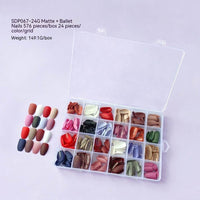Solid Color Glossy Matte Square Plastic Box Ballet Wear Armor