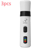Pet Nail Piercing Device Dog Electric Manicure Scissors LED Nail Scissors Set
