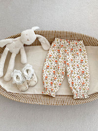 Thin Breathable Ankle-tied Puff Pants