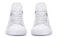 High Top Canvas Shoes For Printing Lovers