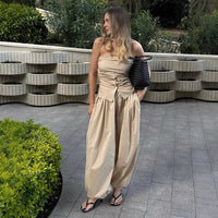 Womens Trendy Stylish Casual Wide-leg Pants