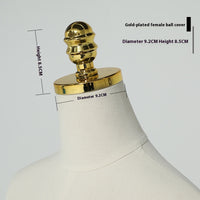 Model Head Cover Replacement Top Accessories Boys And Girls Electroplating Head Cover Gold Silver More Modeling