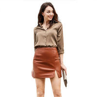 Elegant Women's Solid-color Commuter Skirt