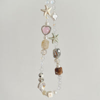 Pendant Short Beaded Chain Phone Case Lanyard