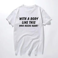Plus Size Men's Cotton Short-sleeved Summer English Letter Printed T-shirt Top Men