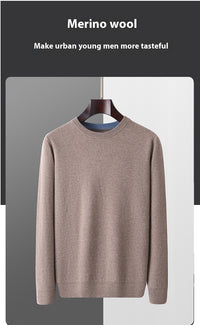 Simple Casual Loose Pullover Long Sleeve Sweater