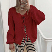 Solid Color Commute Simple Sweater Women