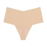 Women's High Waist Seamless Ice Silk T-shaped Cotton Crotch Underwear