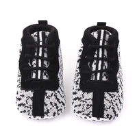 3-color Casual Lace-up Soft-soled Baby Toddler Shoes