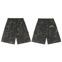 European And American High Street Vibe Outdoor Camouflage Cargo Shorts