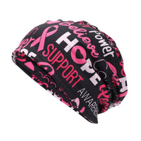 Breast Cancer Awareness Day Patterned Headscarfhat