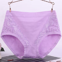 Underwear High Waist Cotton Crotch Plus-sized Plus Size Briefs