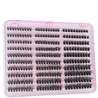 Large Capacity Hot Melt 60D80D100D Segmented False Eyelashes
