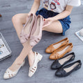 Solid Color Hollowed Leisure Women's Sandals